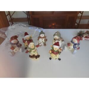Vintage Snowman Christmas Lot 7